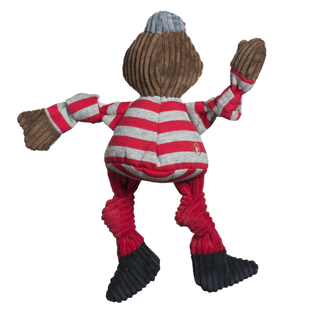 NCAA Ohio State University, Brutus the Buckeye Knottie® Plush Dog Toy by HuggleHounds