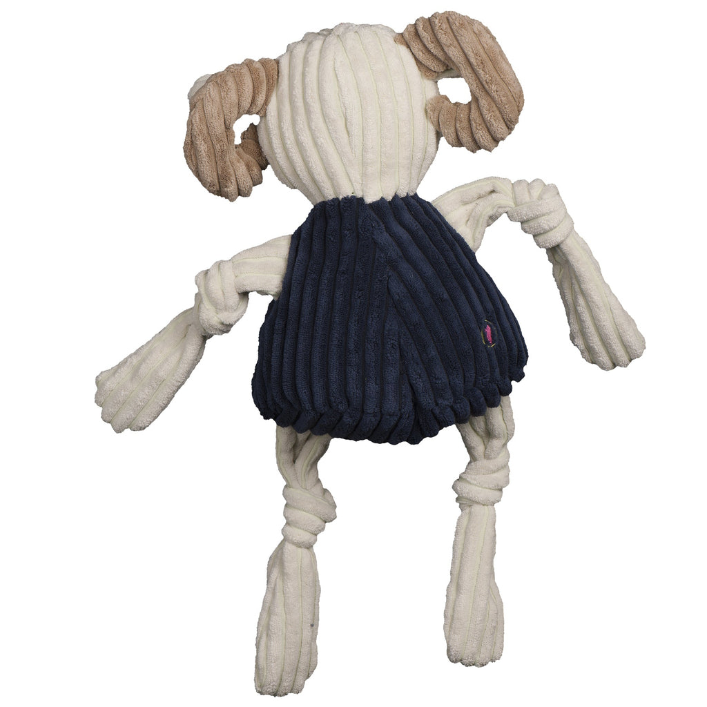 NCAA U.S. Naval Academy, Bill the Goat Knottie® Plush Dog Toy by HuggleHounds