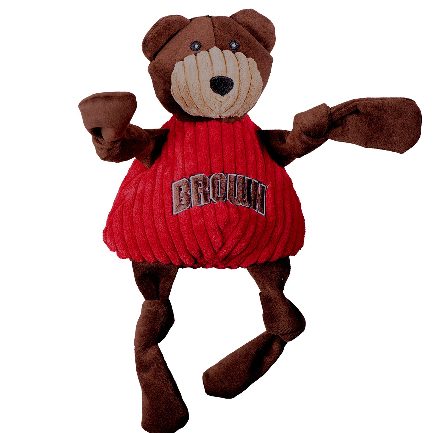 NCAA Brown University, Bruno the Bear Knottie® Plush Dog Toy by HuggleHounds