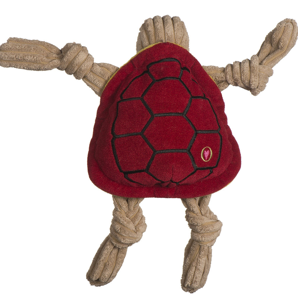 NCAA University of Maryland - Testudo the Terrapin Knottie® Plush Dog Toy by HuggleHounds
