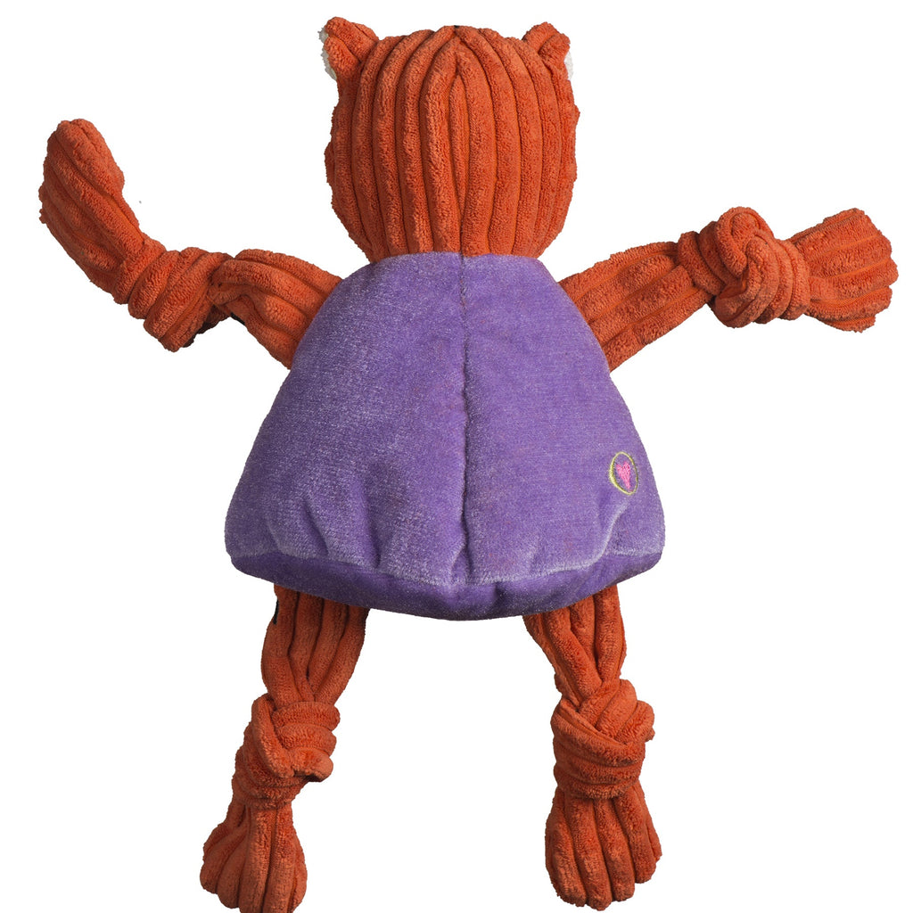 NCAA Clemson University, The Tiger Knottie® Plush Dog Toy by HuggleHounds