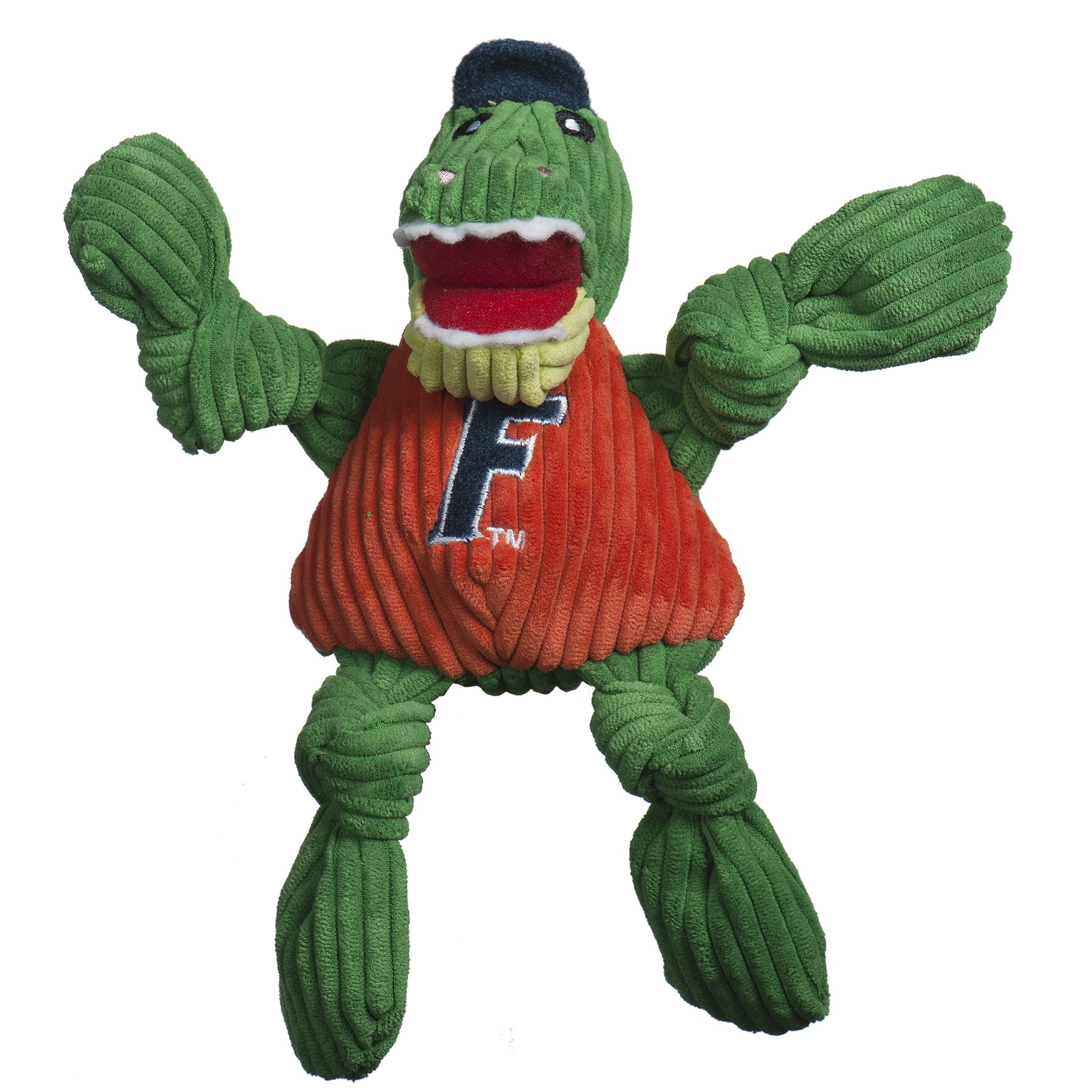 NCAA University of Florida - Albert Gator Knottie® Plush Dog Toy by HuggleHounds