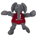 NCAA University of Alabama, Big Al Mascot Knottie® Plush Dog Toy by HuggleHounds