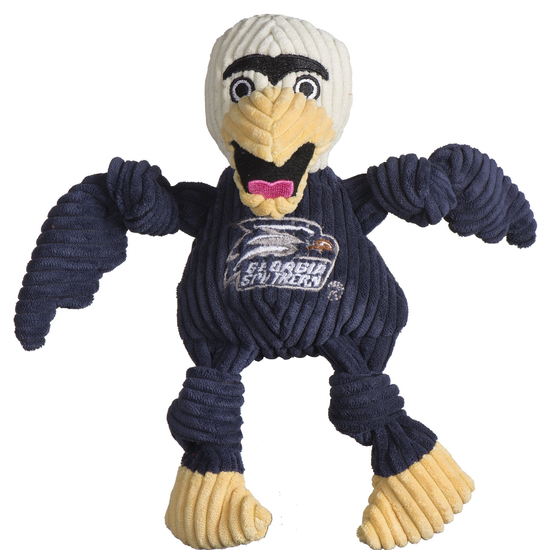 NCAA Georgia Southern University, Gus the Eagle Knottie® Plush Dog Toy by HuggleHounds