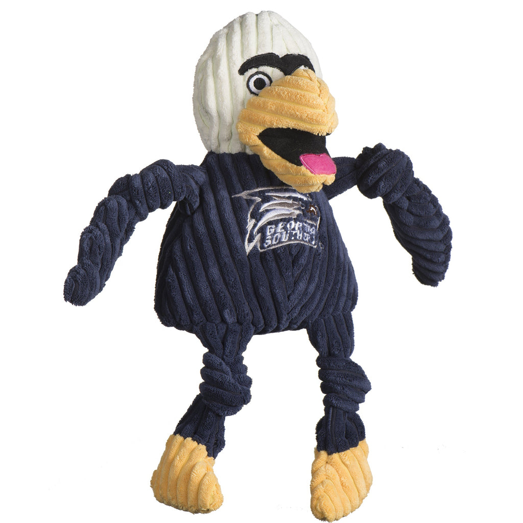 NCAA Georgia Southern University, Gus the Eagle Knottie® Plush Dog Toy by HuggleHounds