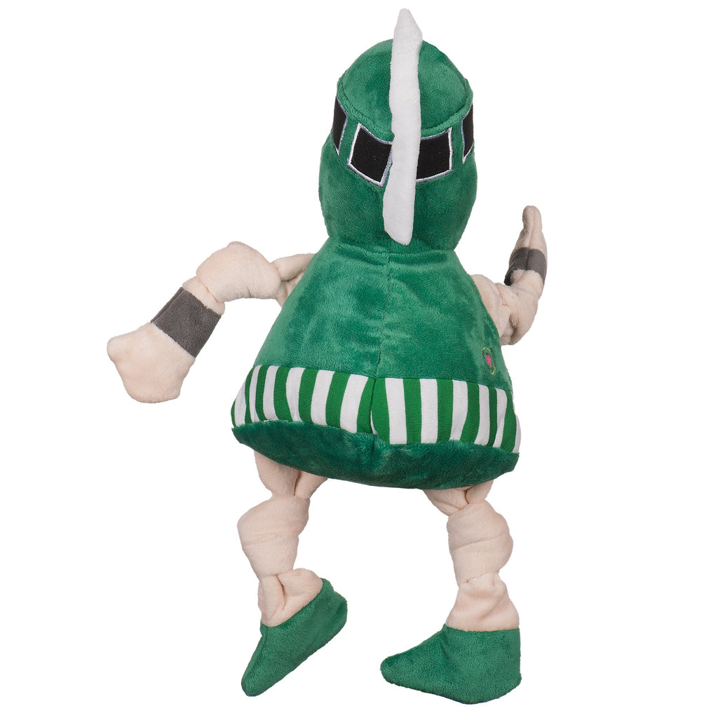 NCAA Michigan State University, Sparty Knottie® Plush Dog Toy by HuggleHounds