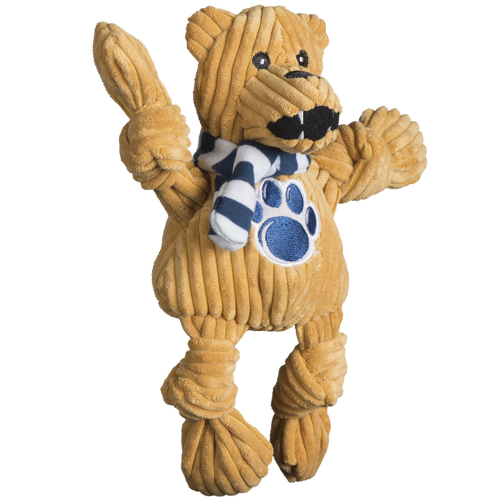 NCAA Penn State University, Nittany Lion Knottie® Plush Dog Toy by HuggleHounds