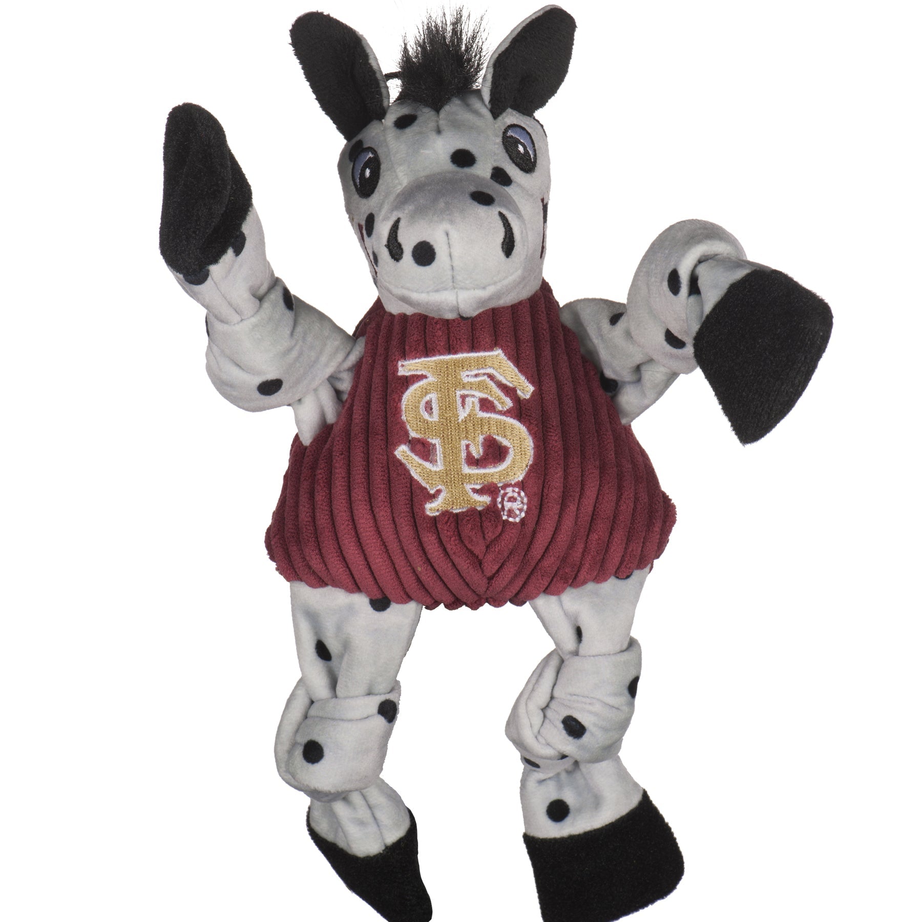 NCAA Florida State University, Cimarron Knottie® Plush Dog Toy by HuggleHounds