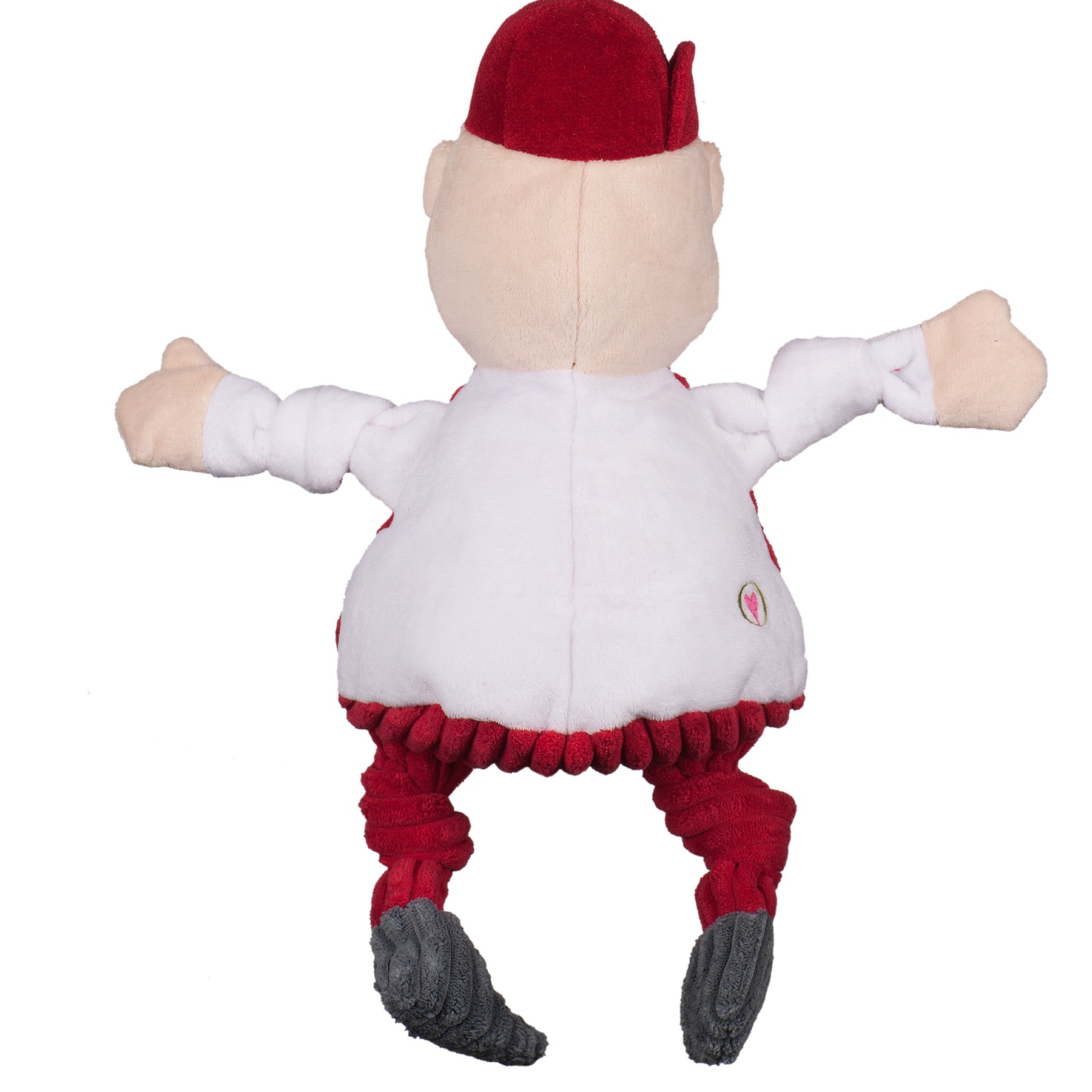 NCAA University of Nebraska, Lil Red Knottie® Plush Dog Toy by HuggleHounds