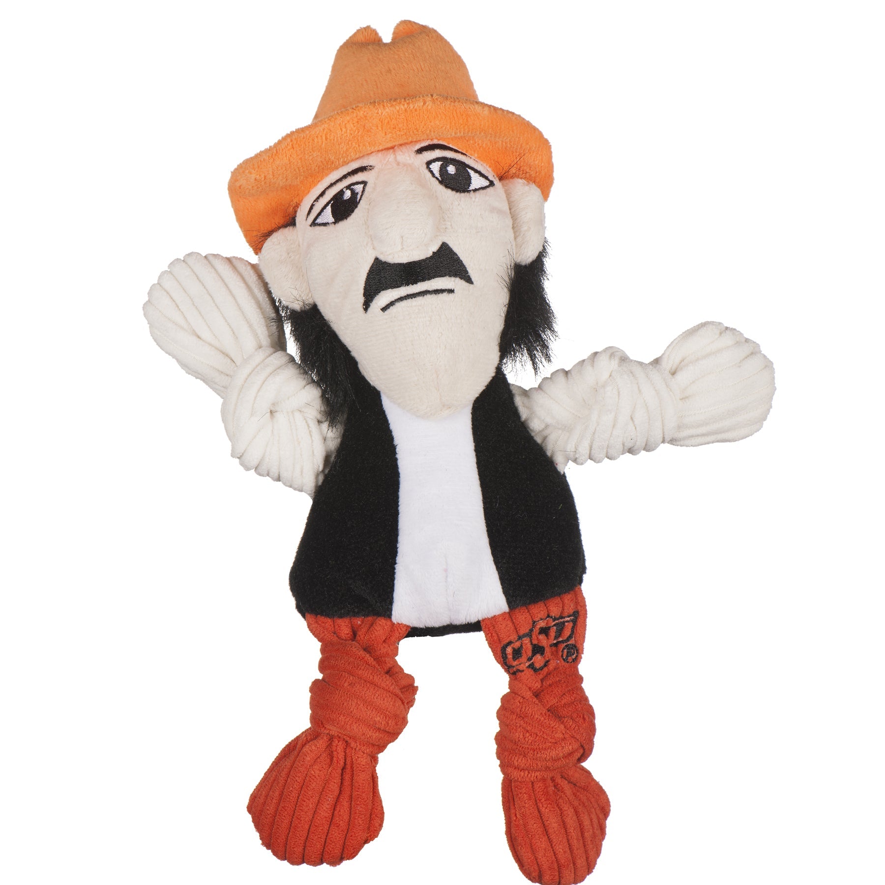 NCAA Oklahoma State University, Mascot Knottie® Plush Dog Toy by HuggleHounds