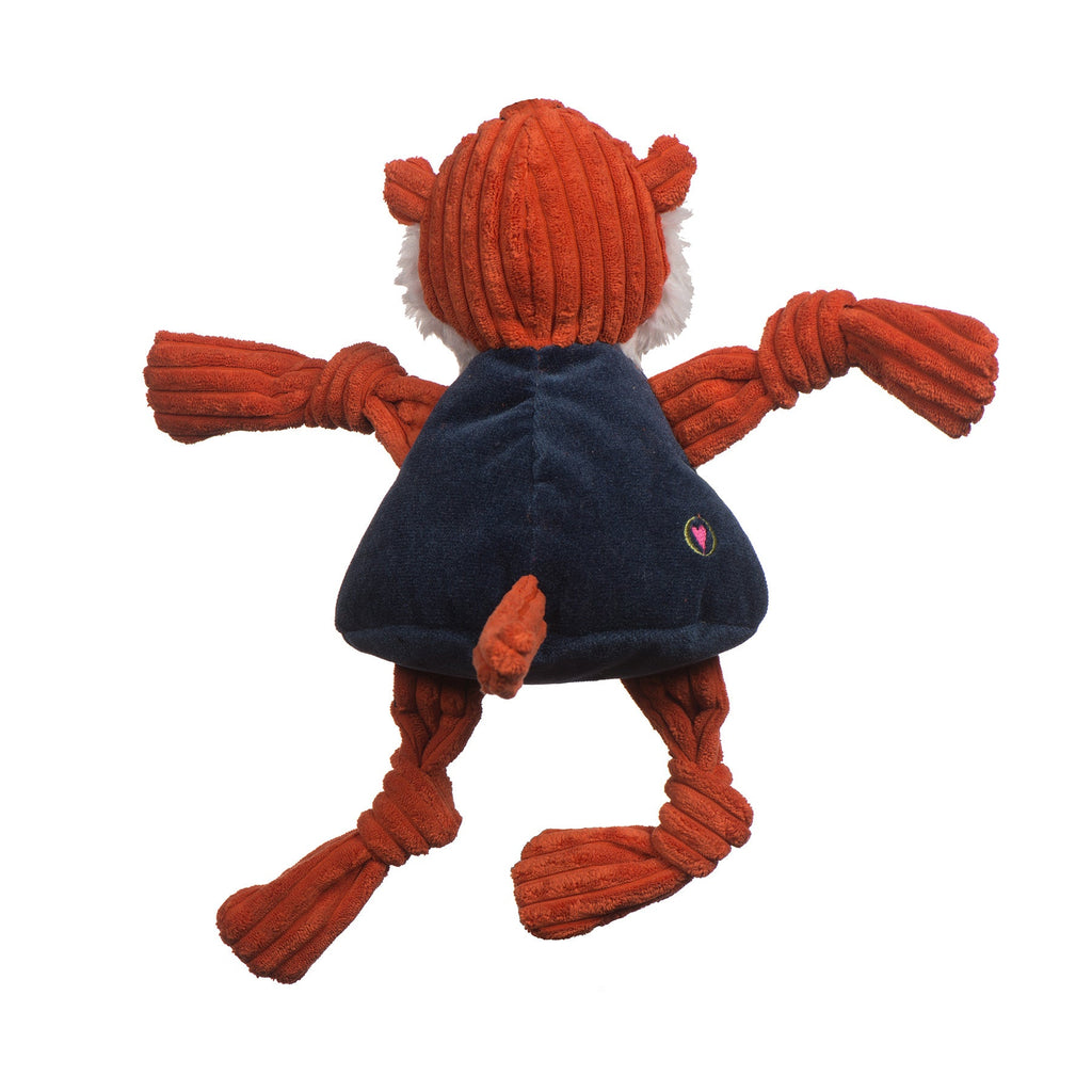 NCAA Auburn University, Aubie the Tiger Knottie® Plush Dog Toy by HuggleHounds