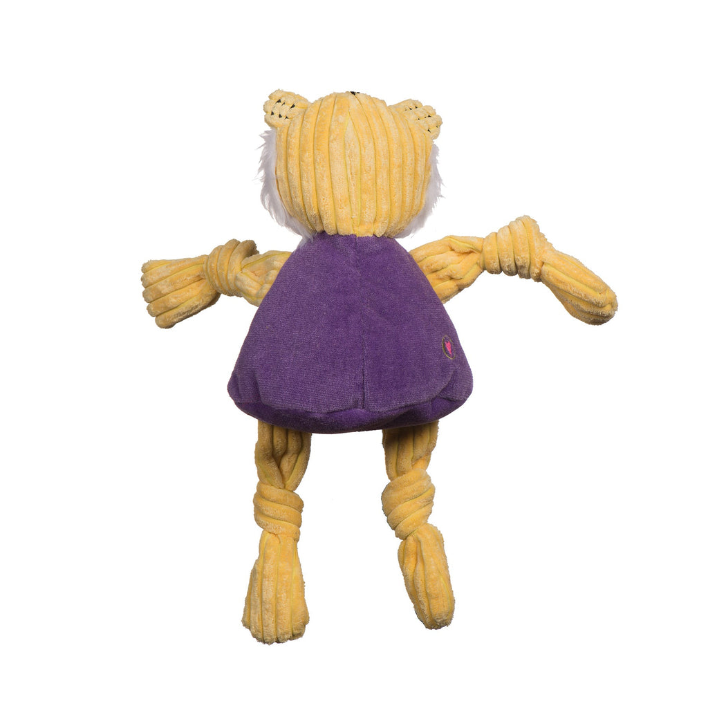 NCAA Louisiana State University, Mike the Tiger Knottie® Plush Dog Toy by HuggleHounds