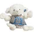 Leo Lamb Plush Dog Toy Knottie® by HuggleHounds