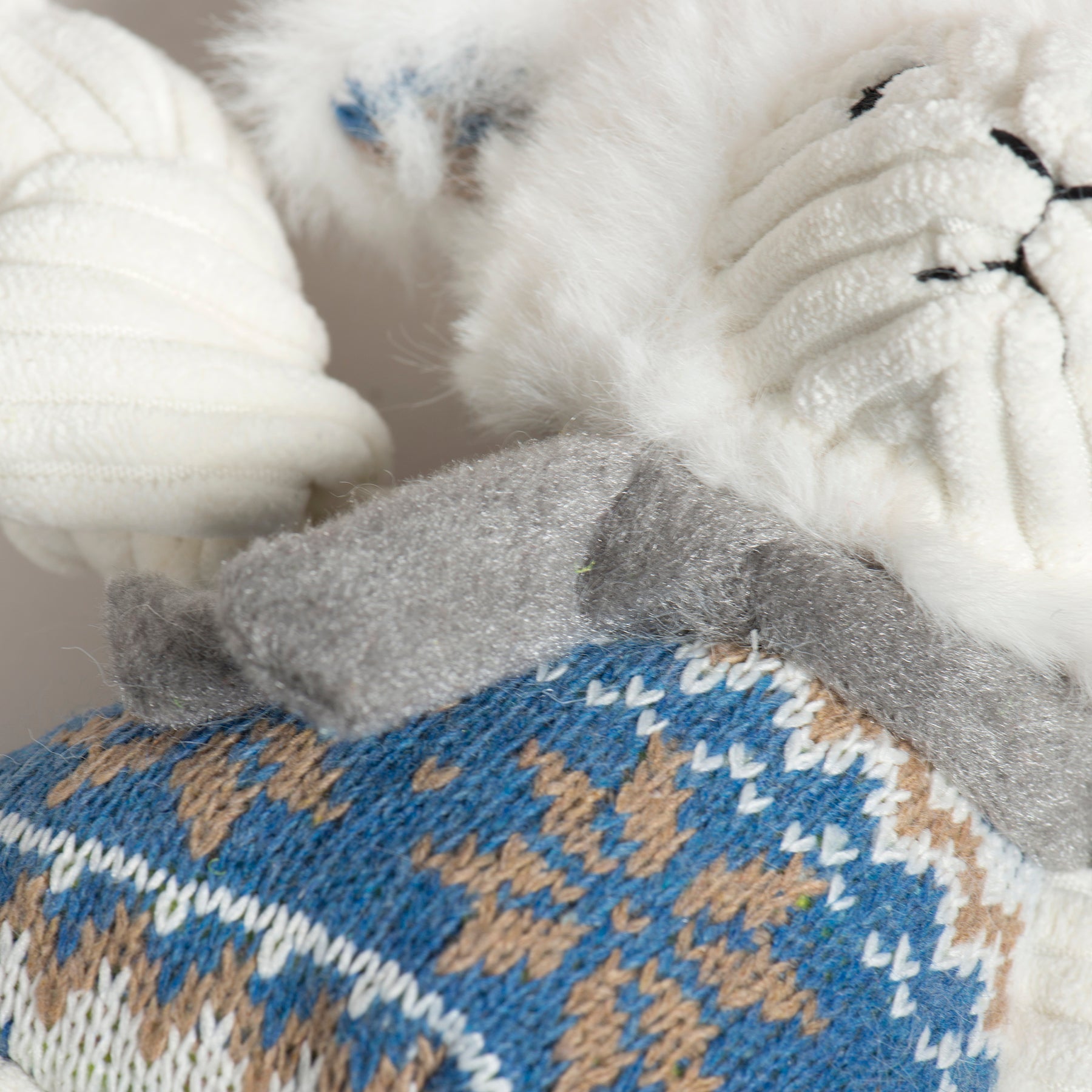 Leo Lamb Plush Dog Toy Knottie® by HuggleHounds