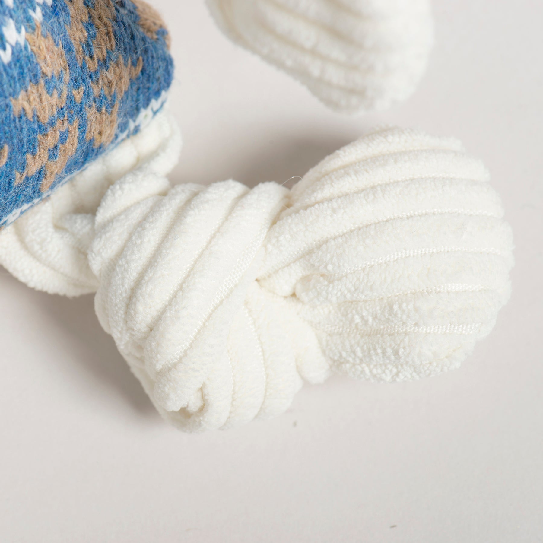 Leo Lamb Plush Dog Toy Knottie® by HuggleHounds