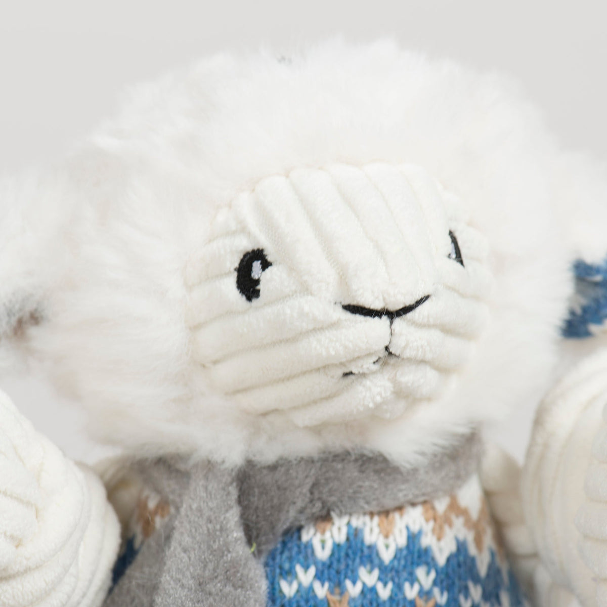 Leo Lamb Plush Dog Toy Knottie® by HuggleHounds