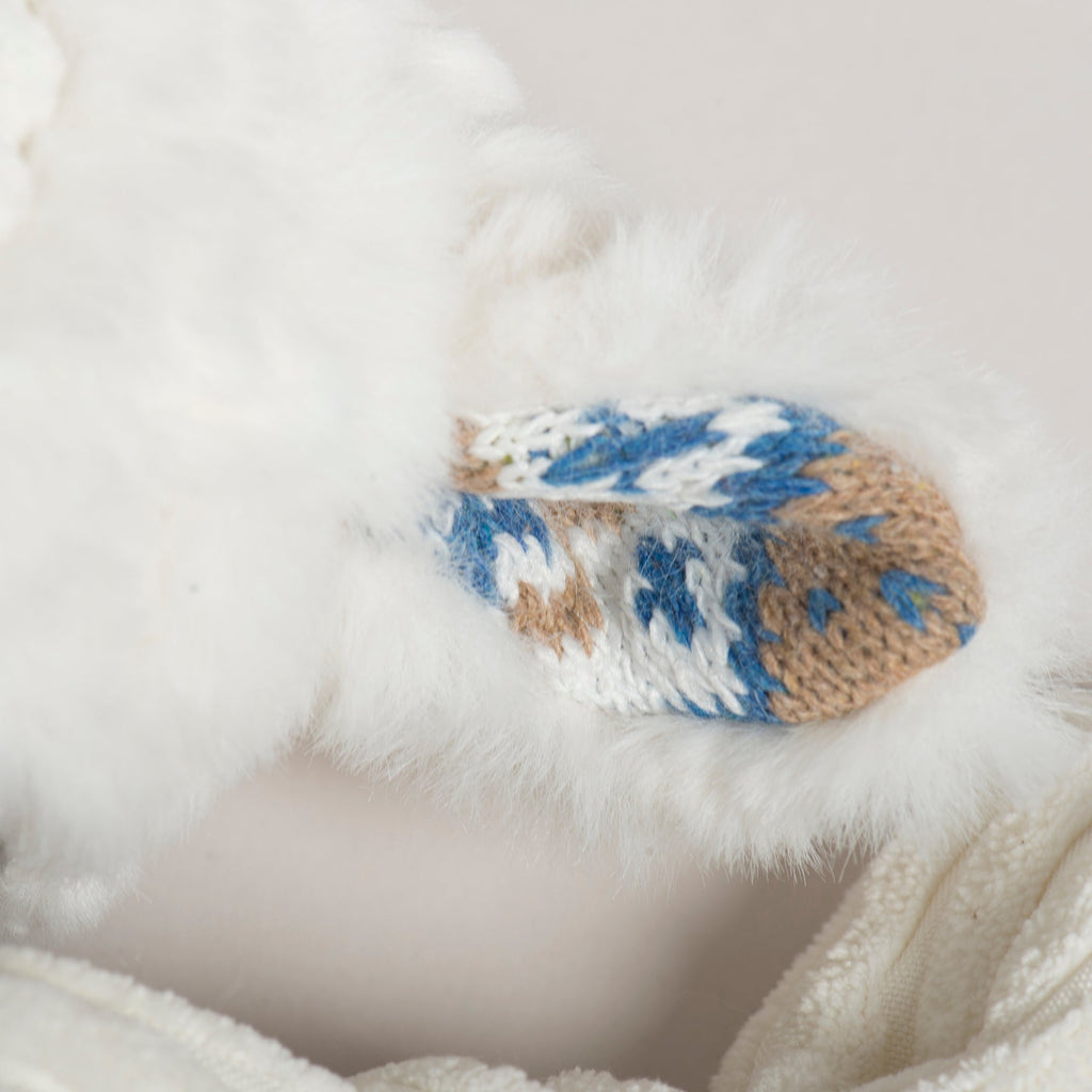 Leo Lamb Plush Dog Toy Knottie® by HuggleHounds