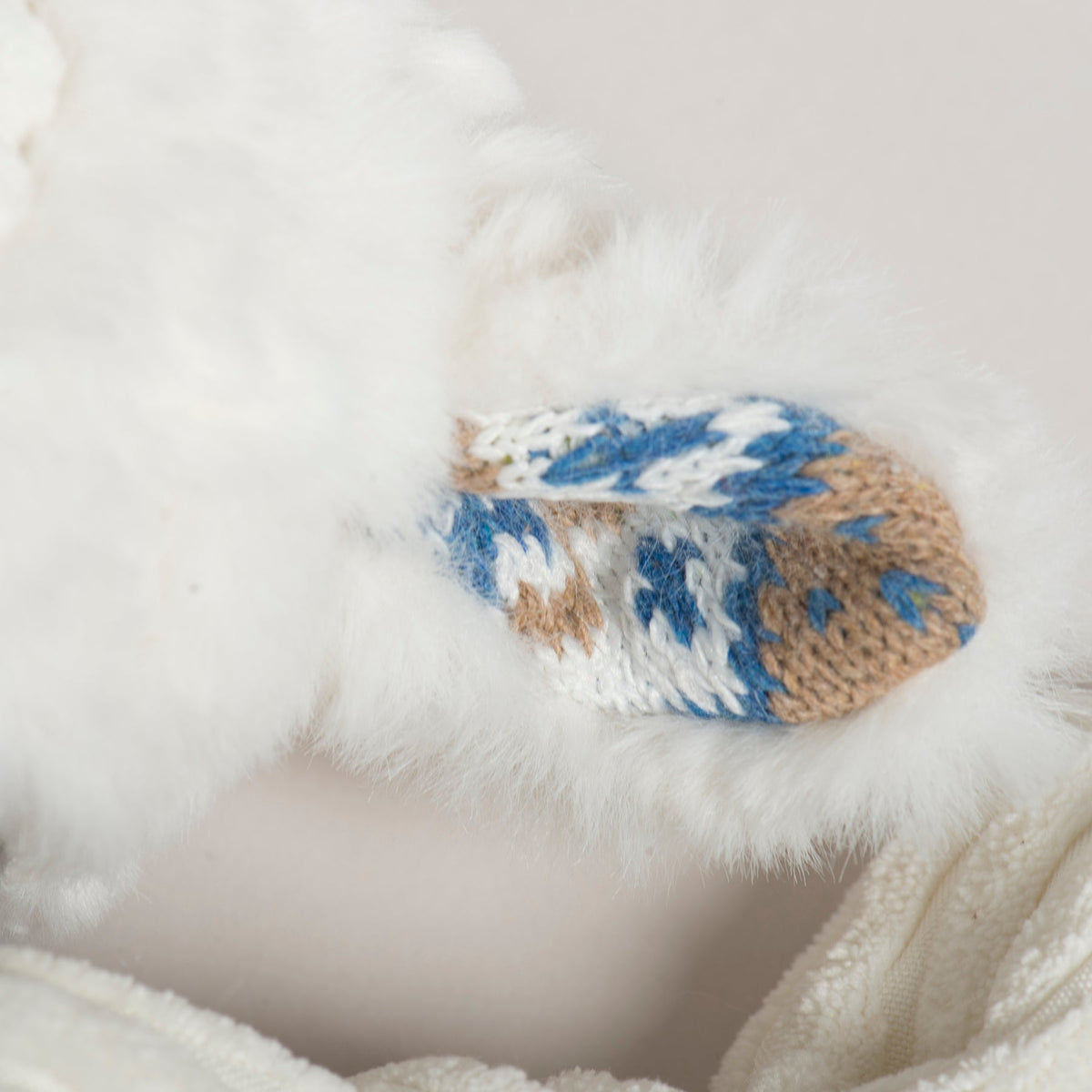 Leo Lamb Plush Dog Toy Knottie® by HuggleHounds