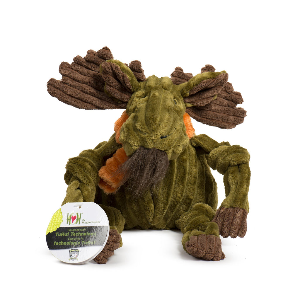 Milo Moose Plush Dog Toy Knottie® by HuggleHounds