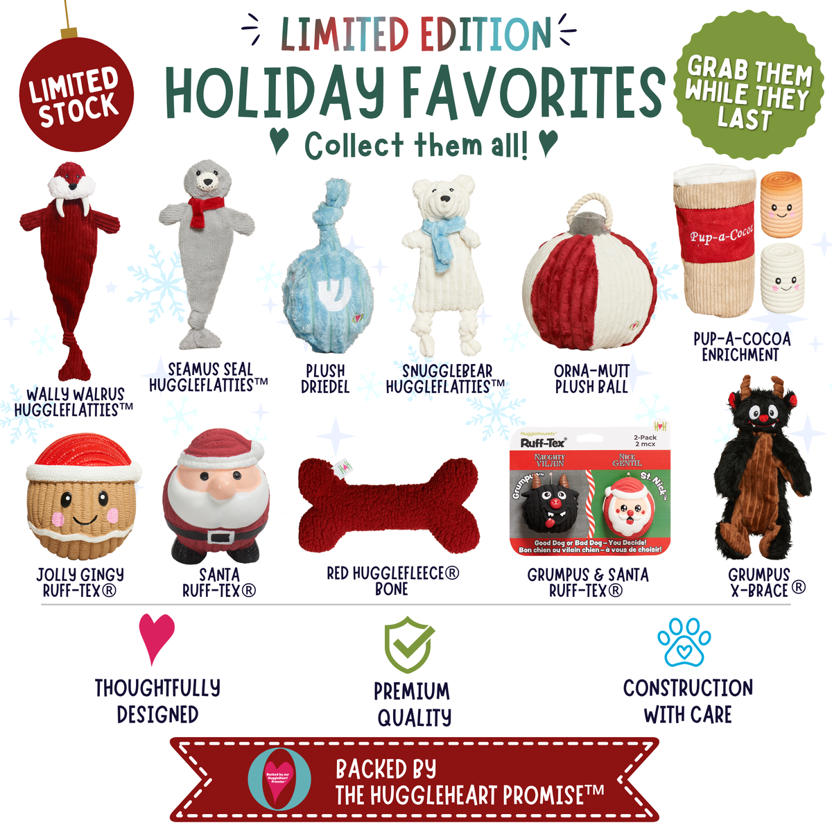 Milo Moose Plush Dog Toy Knottie® by HuggleHounds