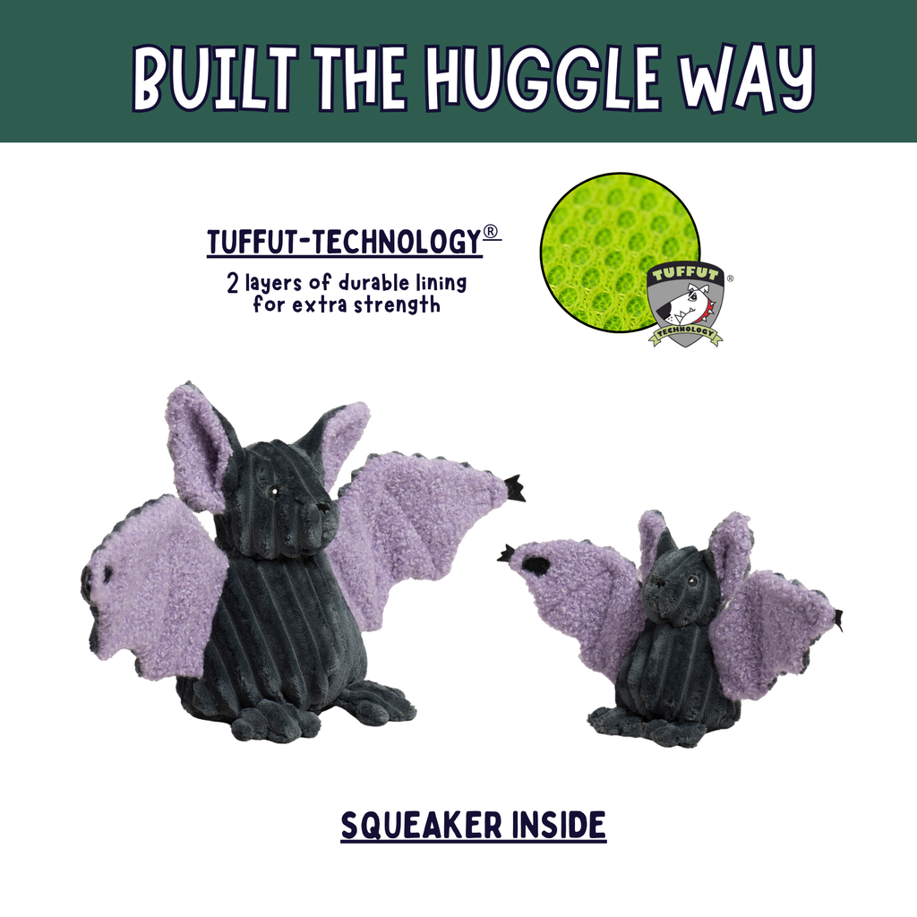 Baxter Bat Halloween Dog Toy by HuggleHounds
