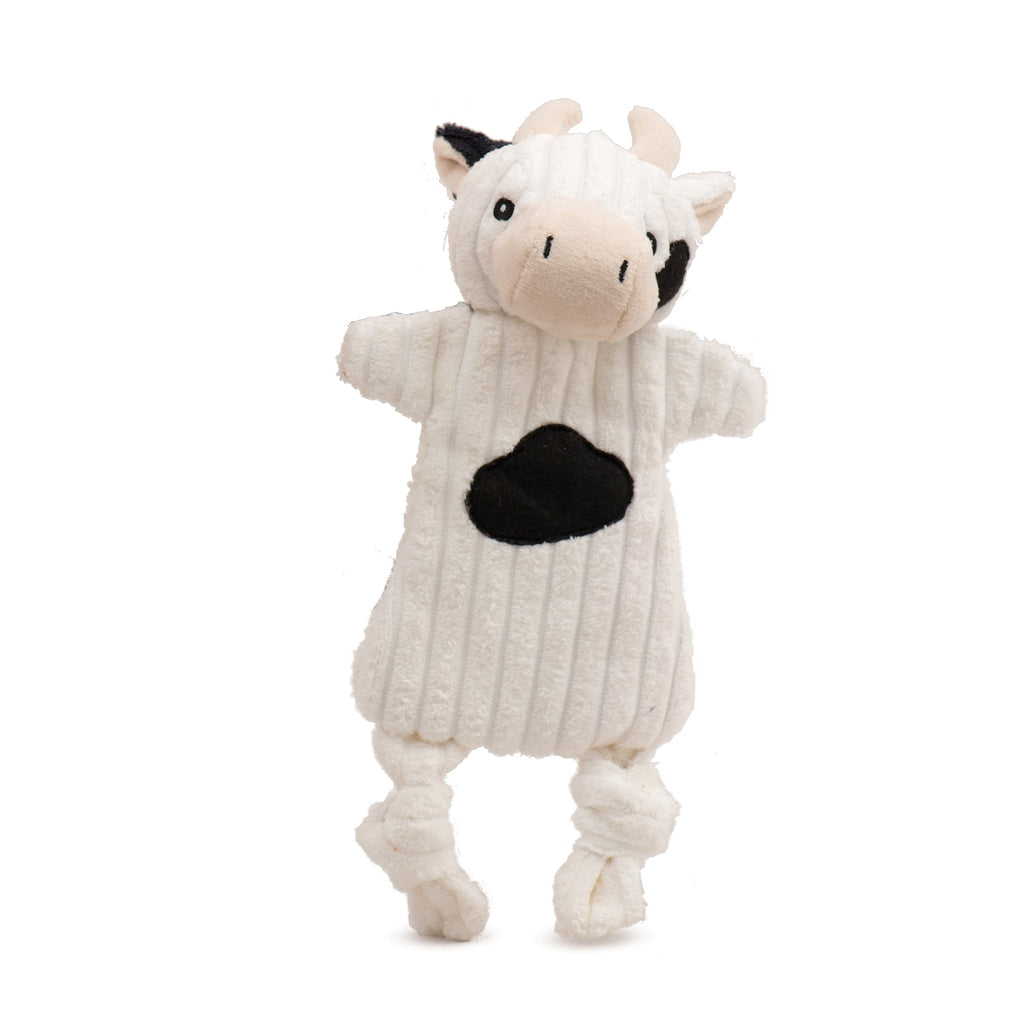 Barnyard HuggleFlatties™ Assorted Durable Plush Dog Toys (3pk) by HuggleHounds