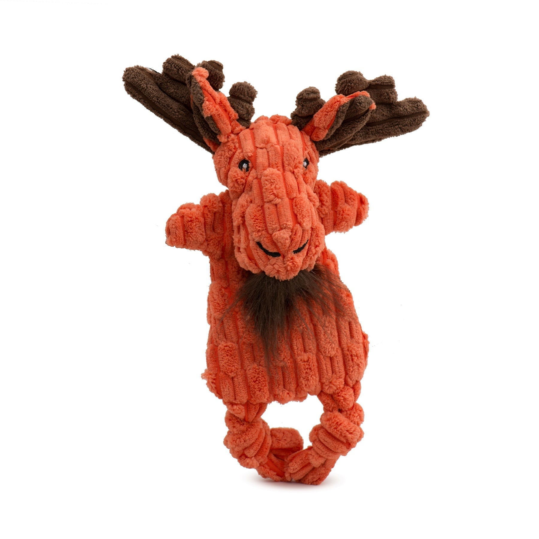 Woodland HuggleFlatties™ Assorted Durable Plush Dog Toys (3pk) by HuggleHounds