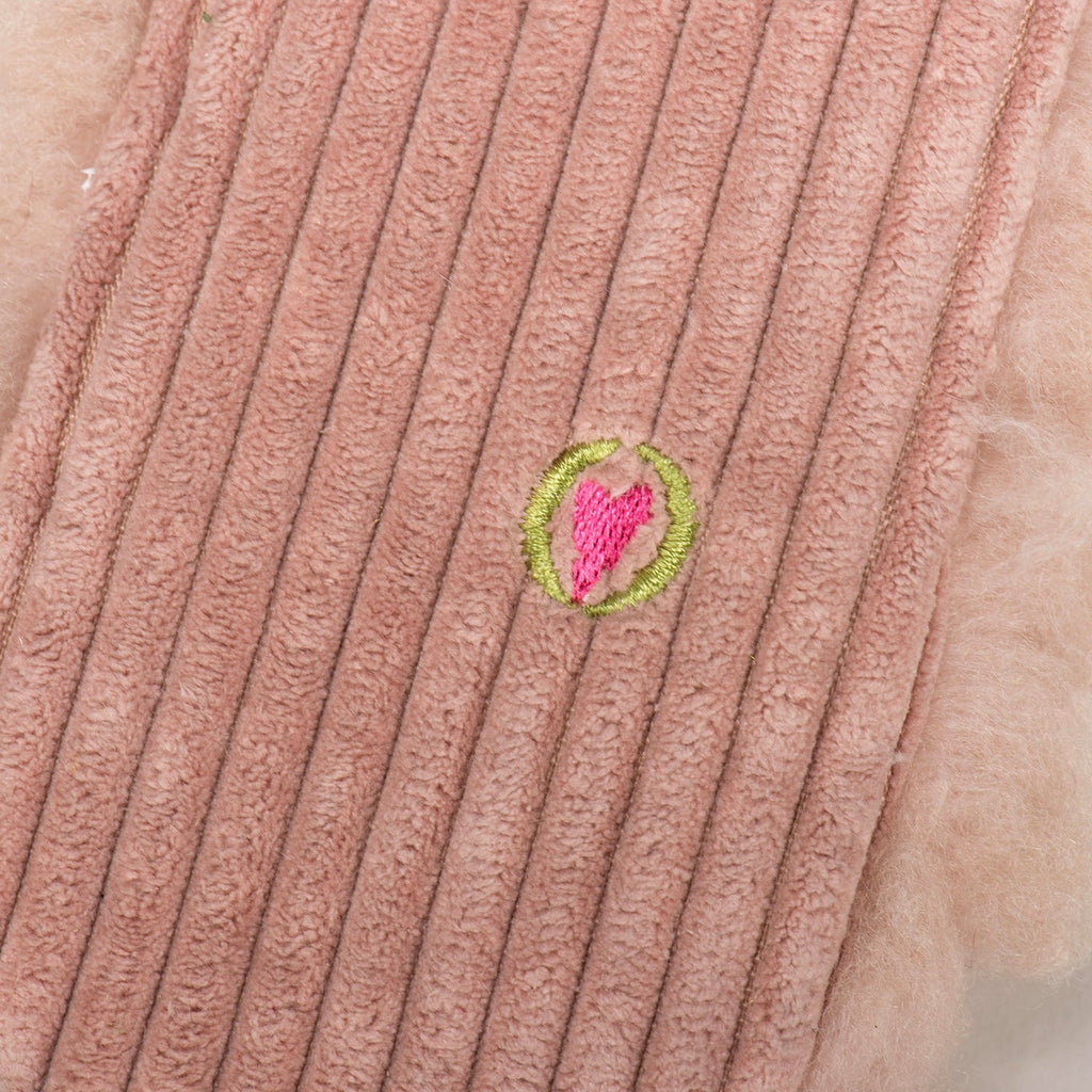 Penelope Pig Fluffer Long & Lovelie™ Durable Plush Dog Toy by HuggleHounds