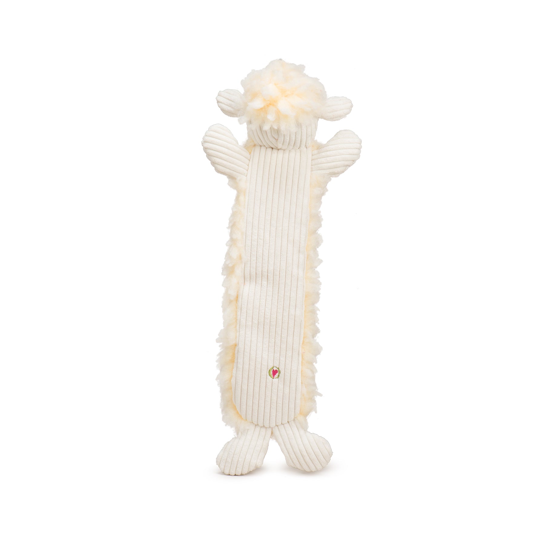 Louise Lamb Fluffer Long & Lovelie™ Durable Plush Dog Toy by HuggleHounds