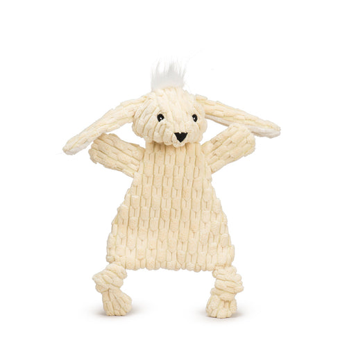 Bobbi Bunny HuggleFlatties™ Durable Plush Dog Toy by HuggleHounds