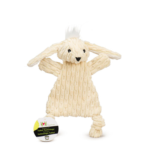 Bobbi Bunny HuggleFlatties™ Durable Plush Dog Toy by HuggleHounds