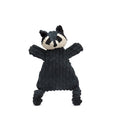 Reggie Raccoon HuggleFlatties™ Durable Plush Dog Toy by HuggleHounds
