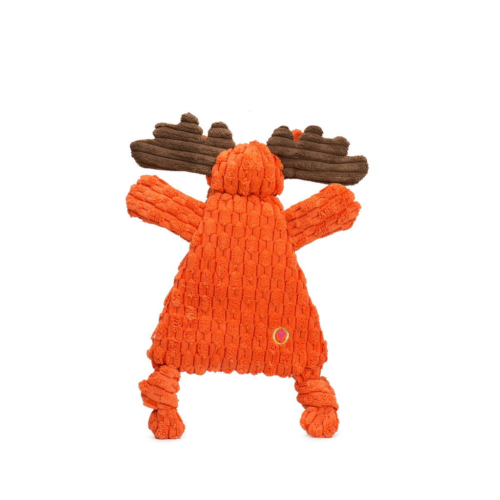 Morris Moose HuggleFlatties™ Durable Plush Dog Toy by HuggleHounds