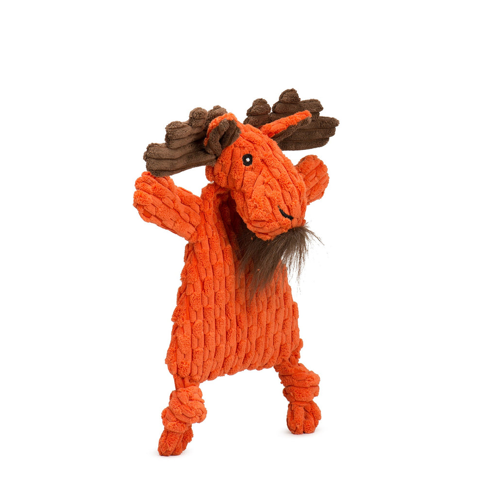 Morris Moose HuggleFlatties™ Durable Plush Dog Toy by HuggleHounds