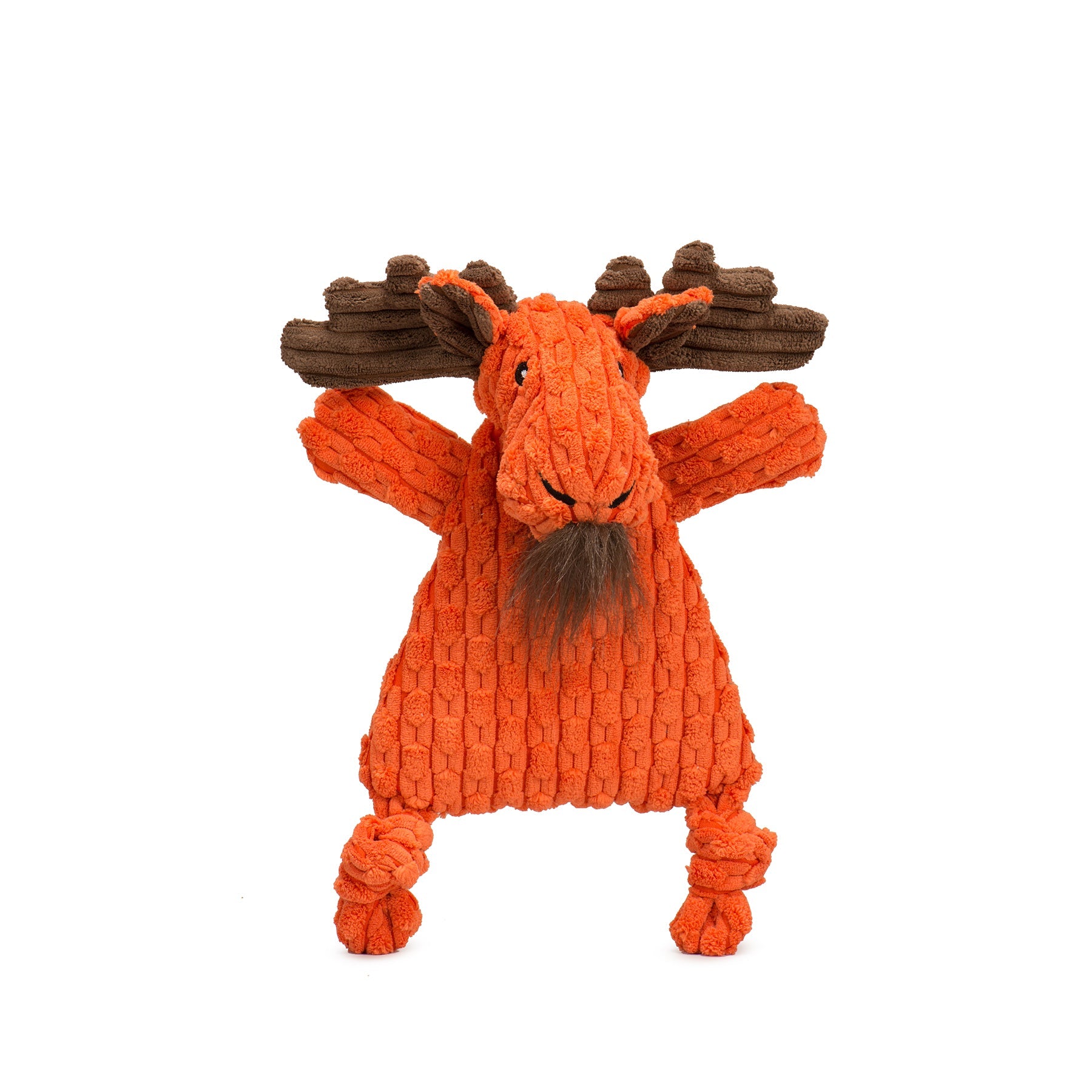 Morris Moose HuggleFlatties™ Durable Plush Dog Toy by HuggleHounds