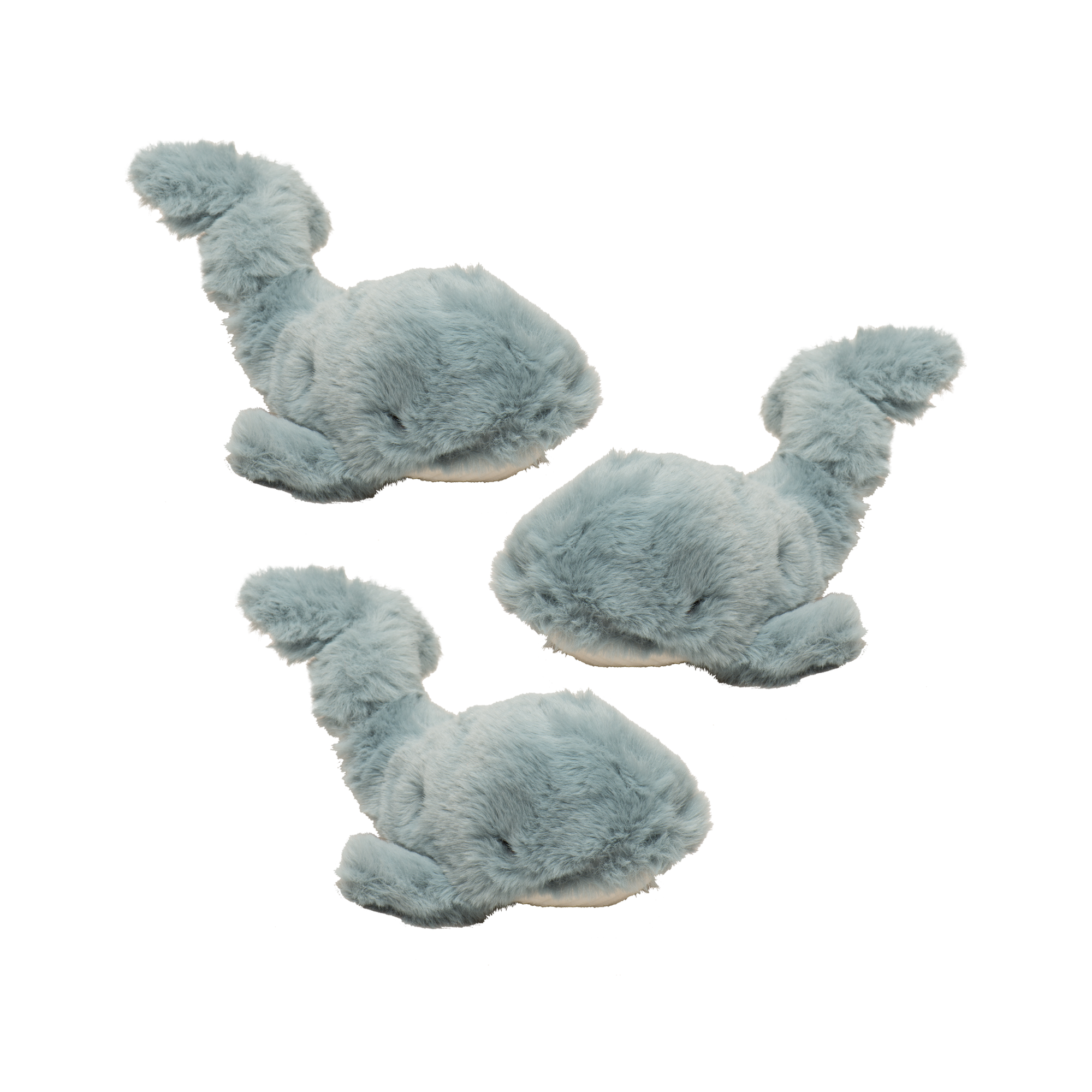 Mobie Whale Wee Huggles® Plush Dog Toys, 3 Pack by HuggleHounds