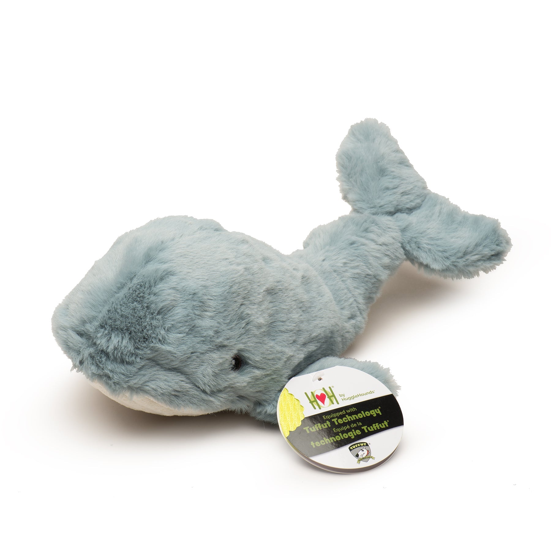 Mobie Whale Knottie® Plush Dog Toy by HuggleHounds