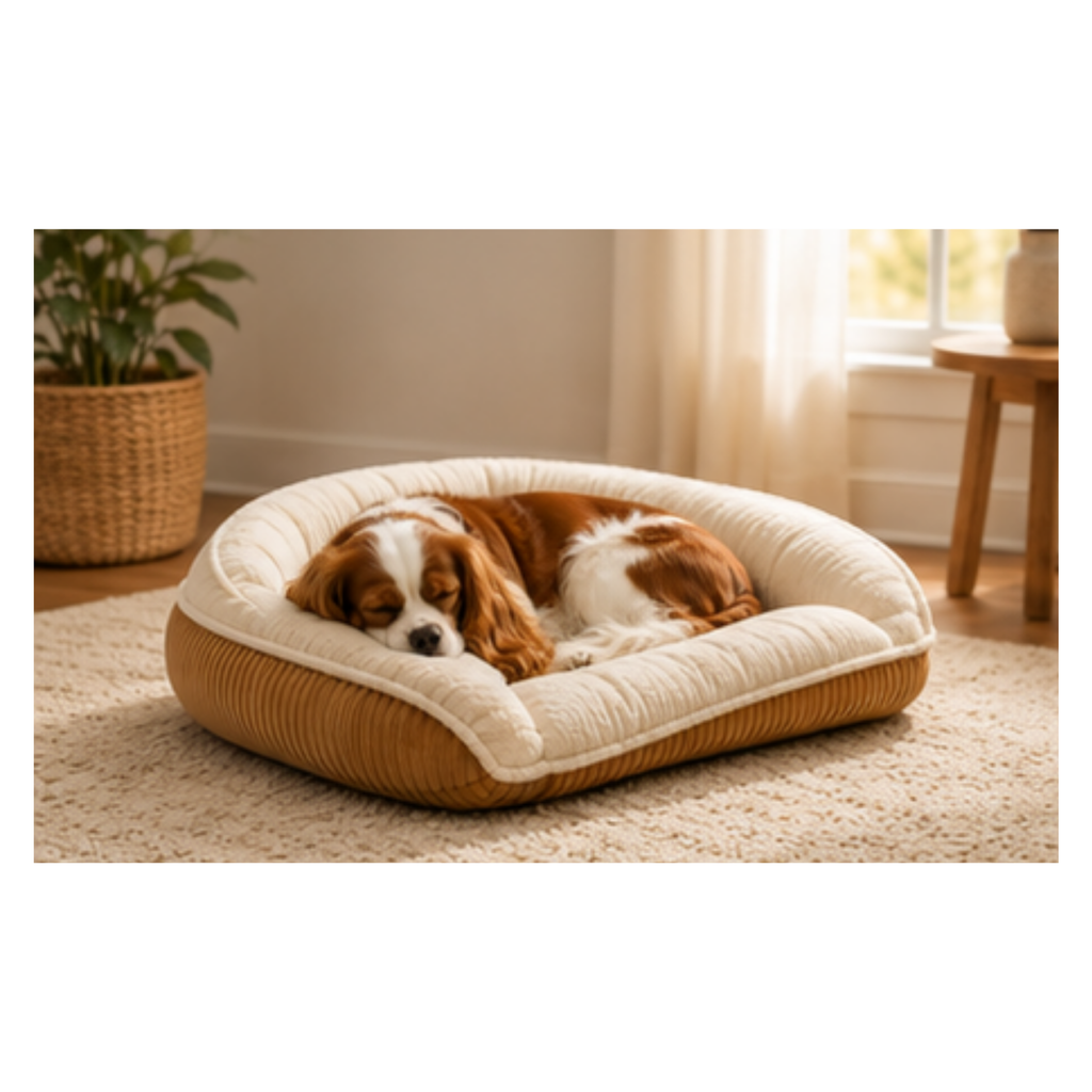 Scout Perfect Bolster Dog Bed by HuggleHounds