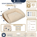 Scout Perfect Bolster Dog Bed by HuggleHounds