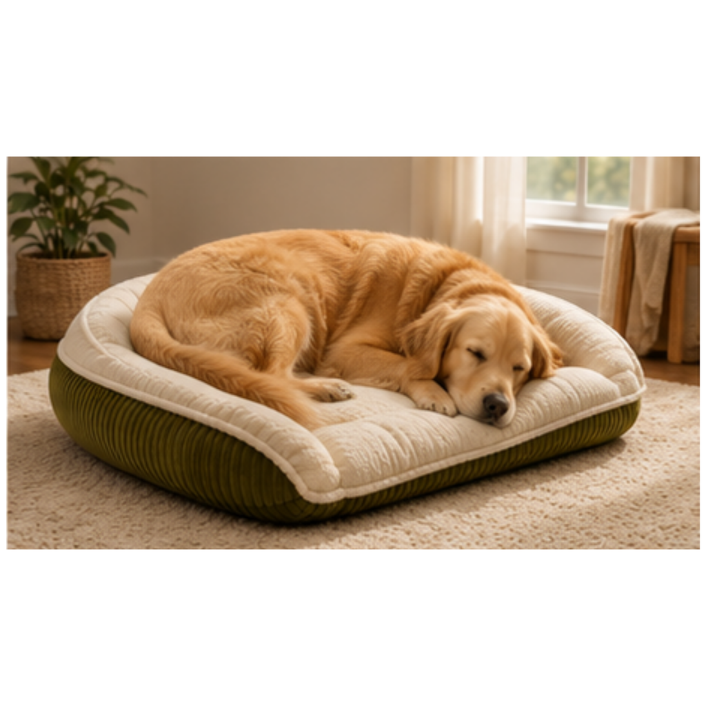 Scout Perfect Bolster Dog Bed by HuggleHounds