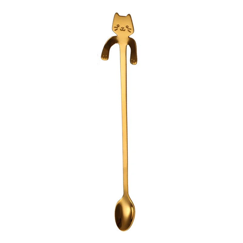 Stainless Steel Cat Coffee Spoon by Love My Pet