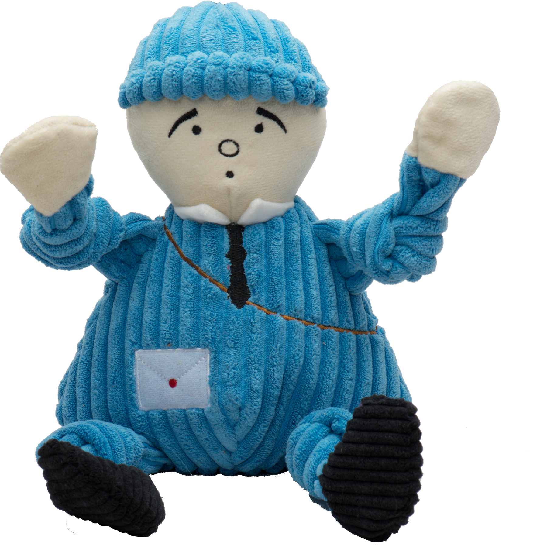 Matty Mail Carrier Knottie® Plush Dog Toy by HuggleHounds