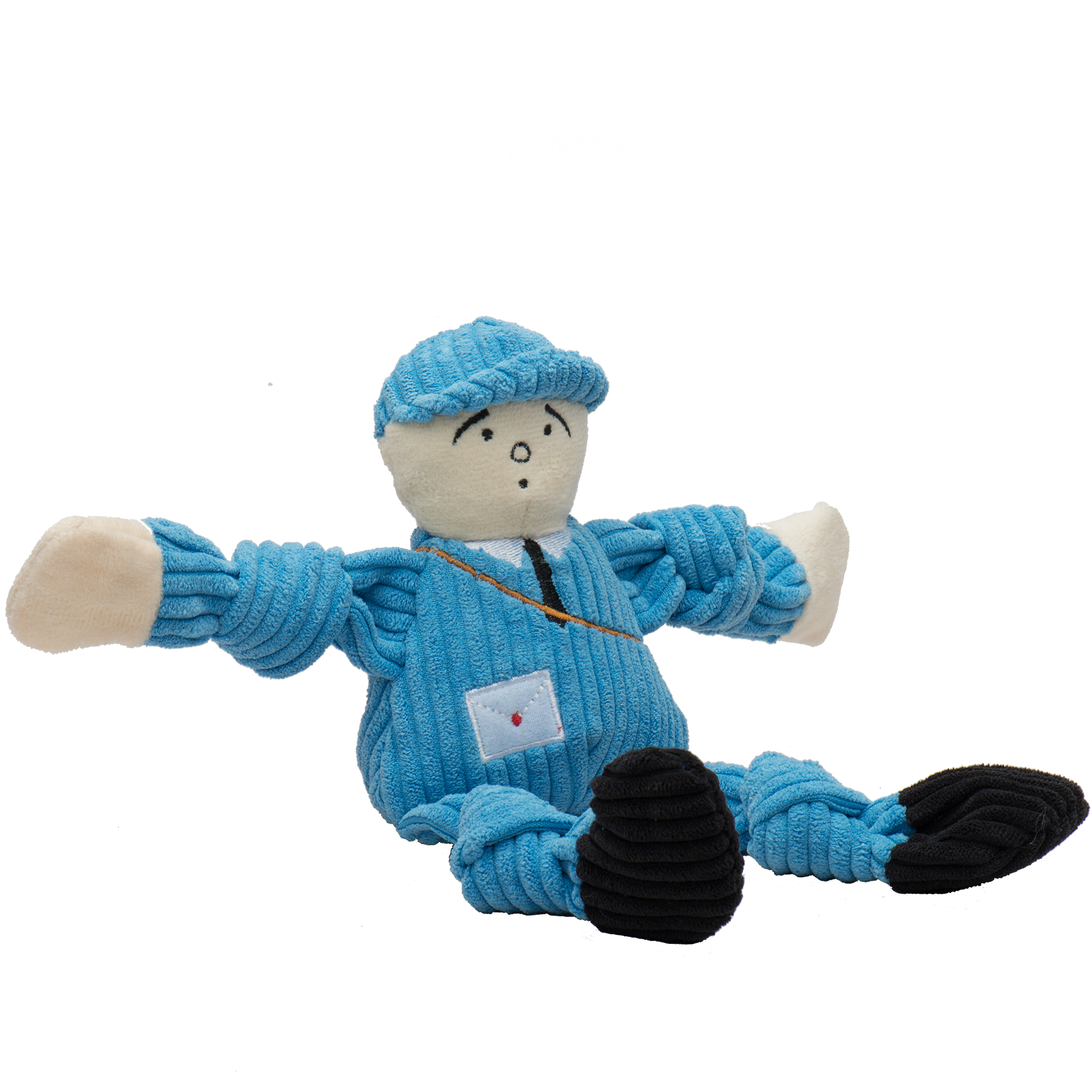 Matty Mail Carrier Knottie® Plush Dog Toy by HuggleHounds