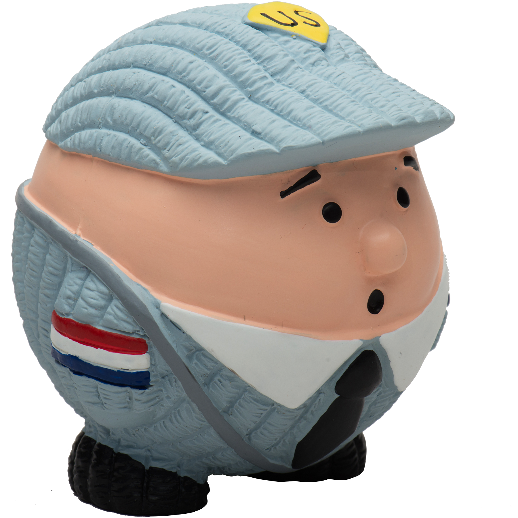 Matty Mail Carrier Ruff-Tex® Latex Ball Dog Toy, Large by HuggleHounds