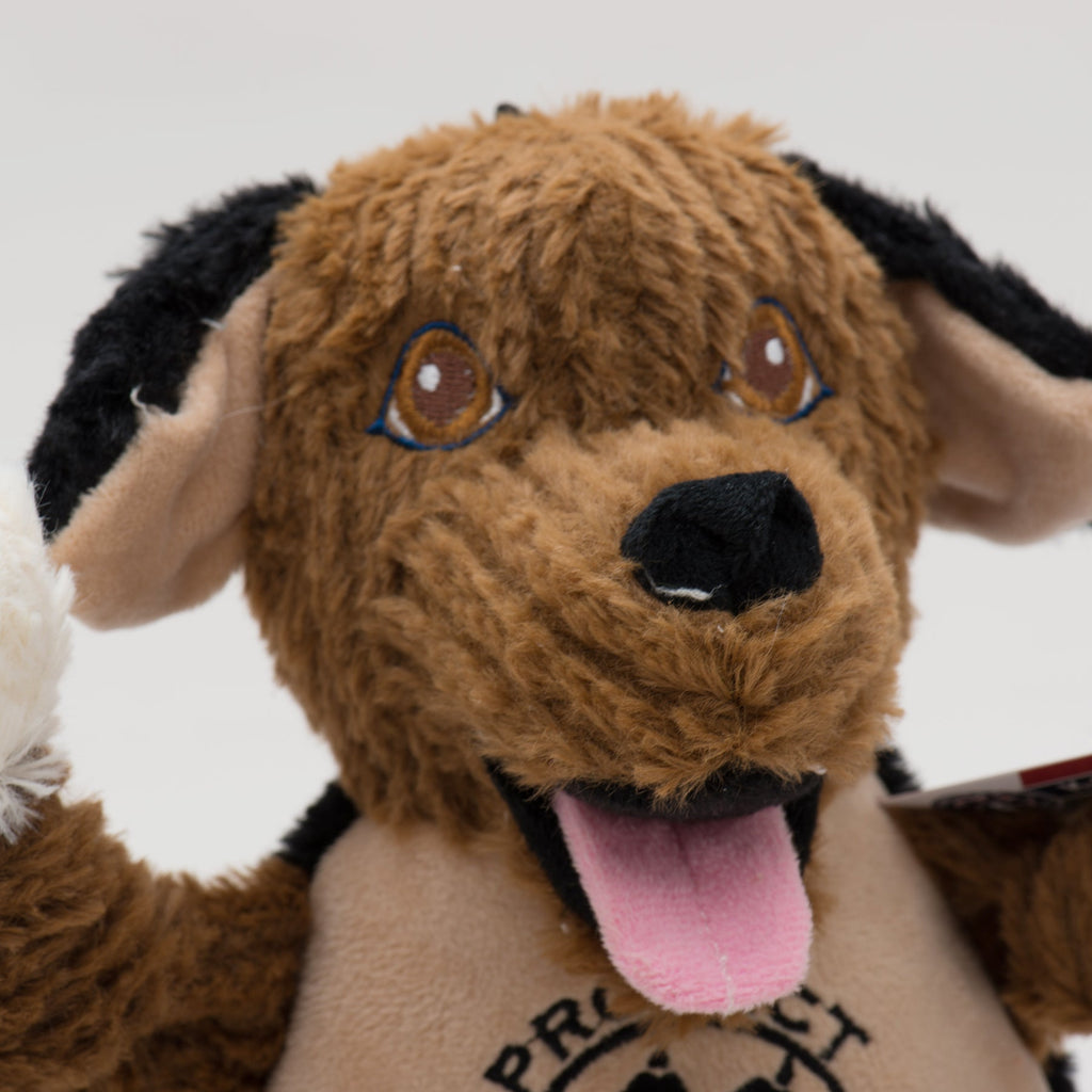 HuggleCause™, Project K-9 Hero, Flash Knottie® Plush Dog Toy, Large by HuggleHounds