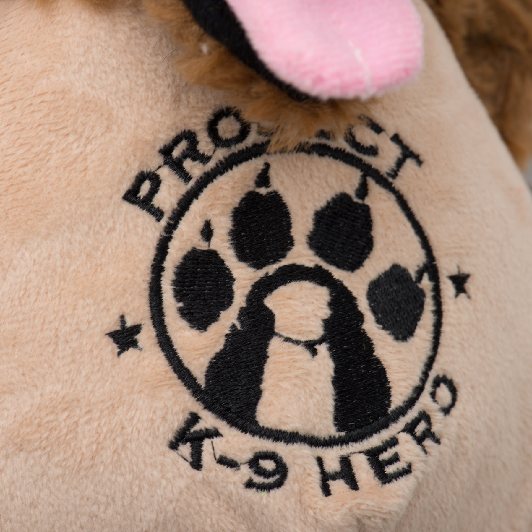 HuggleCause™, Project K-9 Hero, Flash Knottie® Plush Dog Toy, Large by HuggleHounds
