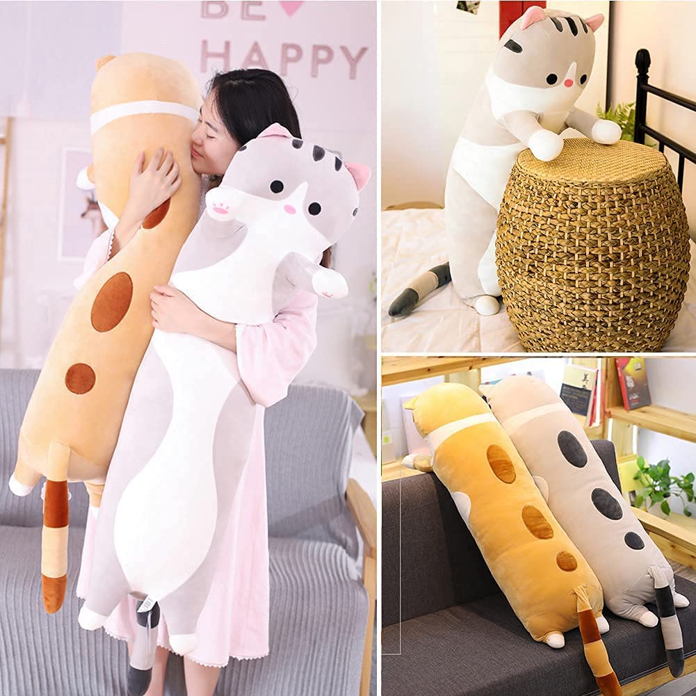 Plush Long Cat Body Pillow by Furr Baby Gifts