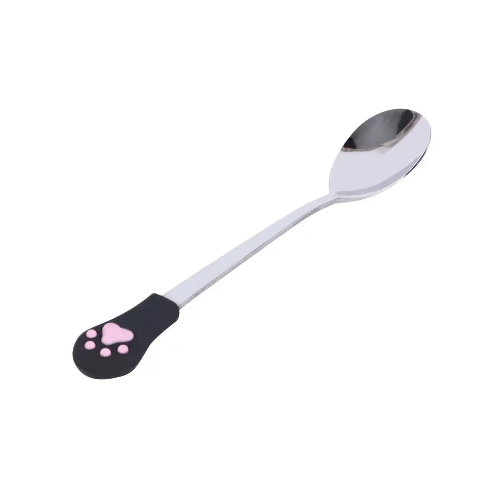 Stainless Steel Cat Paw Spoons by Love My Pet