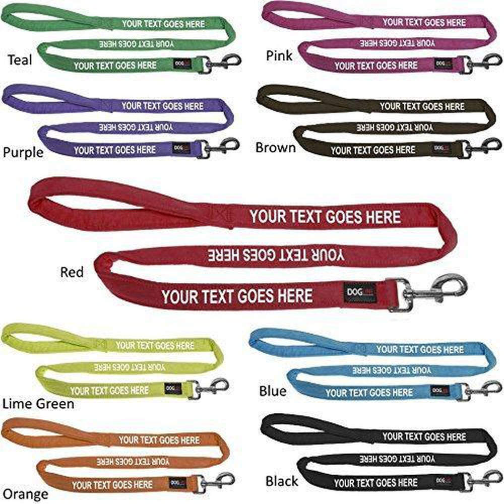 Comfort Microfiber Flat Dog Leash by Dogline