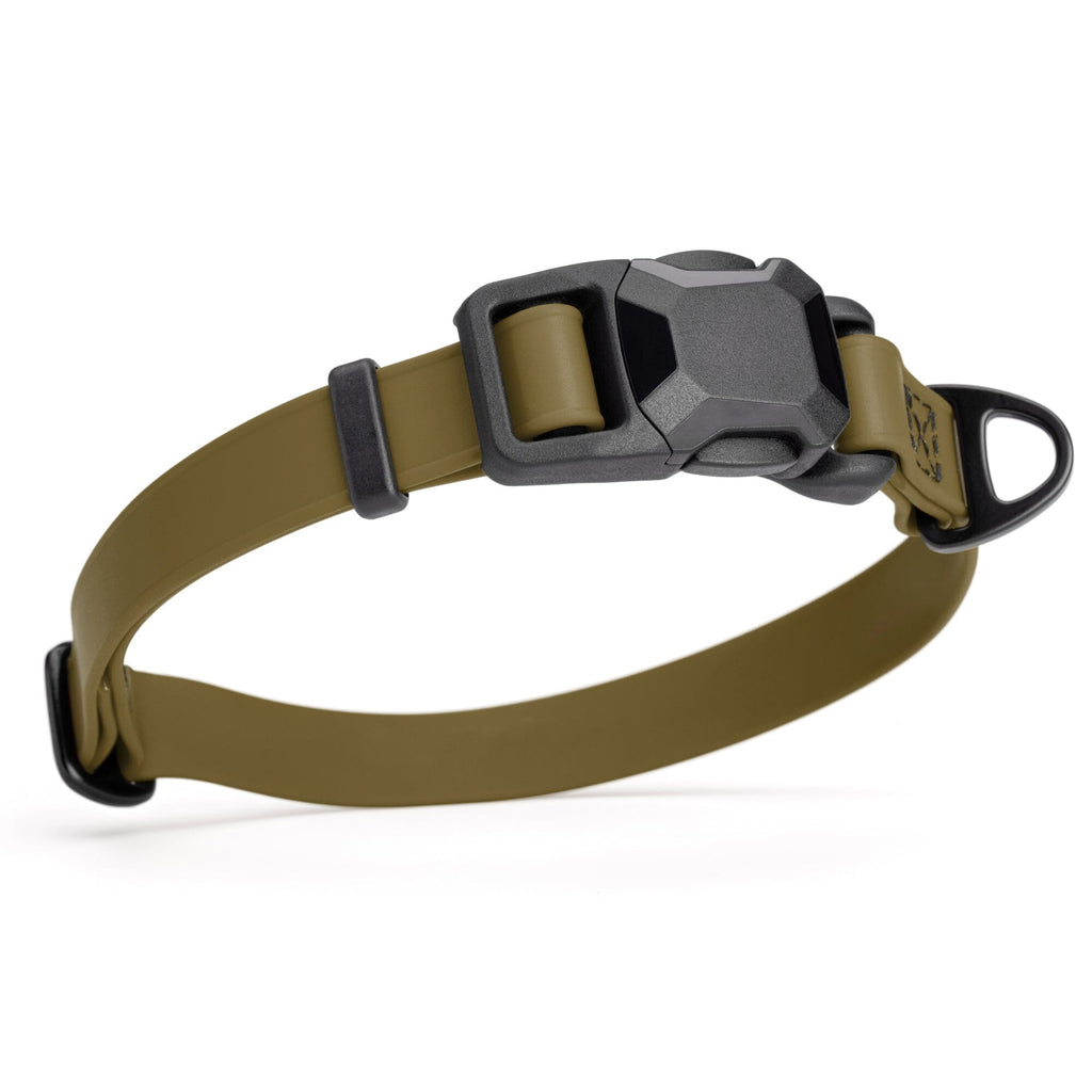 Biothane Waterproof Dog Collar with Magnetic Quick Release Buckle by Dogline